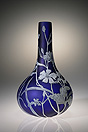 Blue Floral Vase Image 1
