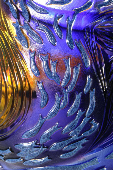 Fish Swirl with Chasing Seals