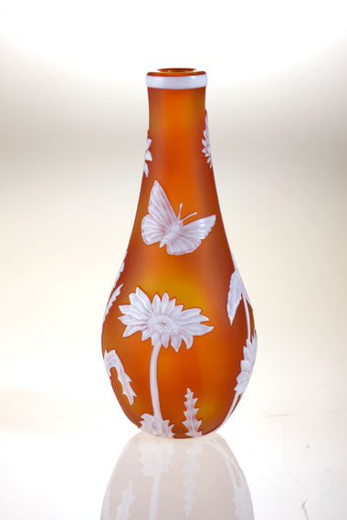 Miniatures - Gold Daisy Vase