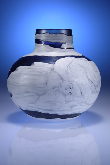 Polar Bear Vase