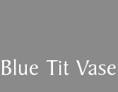 Blue Tit Vase 